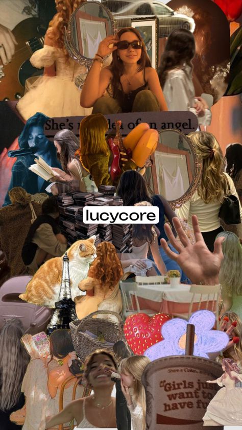 Lucycore 🤍 Lucy + Core + Aesthetic, Lucy Core, Collages Wallpaper, Aesthetic Everything, Name Core, Oxford Comma, Life Meaning, Aesthetic Dream, + Core + Aesthetic