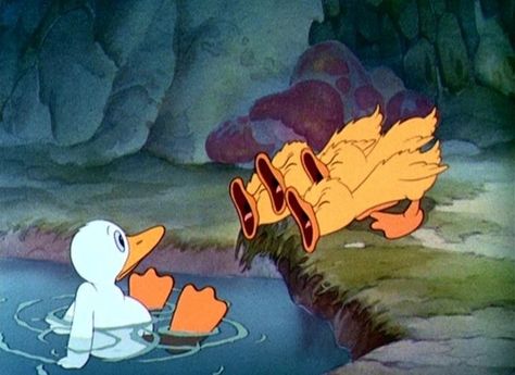 Disney's The Ugly Duckling (1939) | Ugly Ducklings | Pinterest The Ugly Duckling, Garden Of Words, Conceptual Sketches, Andersen's Fairy Tales, Goofy Dog, Deadman Wonderland, Goofy Movie, Ugly Duckling, Kids Writing