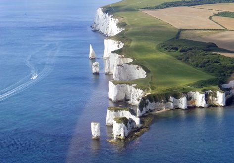 Old Harry Rocks | Jurassic Coast World Heritage Site She Shed Exterior, Estate Sale Signs, Dog Portrait Drawing, Camping With Teens, South West Coast Path, Dorset England, Beach Cafe, Jurassic Coast, Country Park