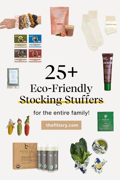 Make your Christmas gifting meaningful with 25+ non toxic and organic stocking stuffers. From kids to adults, our list offers sustainable Christmas presents that support a more eco-friendly holiday. Explore the best stocking stuffer ideas for an organic Christmas celebration. Family Stocking Stuffers, Sustainable Stocking Stuffers, Grandparent Stocking Stuffers, Organic Gift Ideas, Non Toxic Christmas Gifts, Minimalist Stocking Stuffers, Eco Friendly Stocking Stuffers, $5 Stocking Stuffers, Fun Stocking Stuffers For Adults Ideas