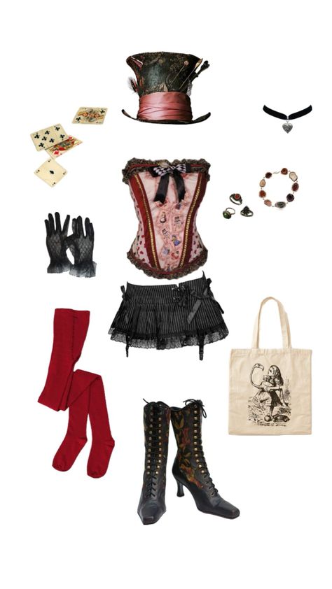 mad hatter  #outfitinspo #vintage #movies #aliceinwonderland #madhatter #fashion #corset Vintage Films, Mad Hatter Halloween, Mad Hatter Halloween Costume, Hatter Costume, Shuffle Outfits, Mad Hatter Costume, Fashion Corset, Vintage Movies, Mad Hatter