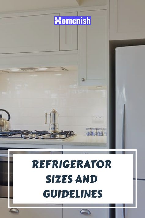 Refrigerators are a popular appliance choice for their convenience and efficiency. But with so many options available, it can be tough to know which size is right for your kitchen. In this article, we’ll take a closer look at the standard dimensions of refrigerators and help you make an informed decision when choosing your next refrigerator. Built In Refrigerator Wall, Kitchen Refrigerator Placement, Fridge In Kitchen, Fridge Size, Fridge Sizes, Refrigerator Dimensions, Refrigerator Sizes, Refrigerator Wall, Fridge French Door