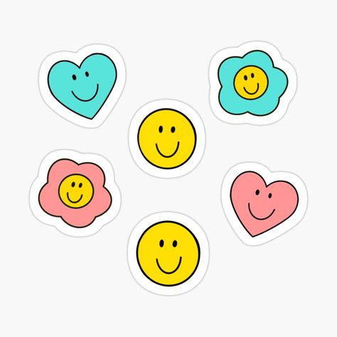 Stickers Aesthetic Drawing Easy, Sticker For Printing, Aquaflask Sticker Ideas, Sticker Pack Printable, Be Happy Sticker, Minimalist Sticker, Sticker Inspiration, Mask Sticker, Doodle Stickers