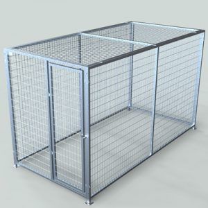 Dog Cage Ideas Outdoor, Dog Cage Outdoor, Dog Kennel And Run, Dog Kennel Designs, Dog Bedroom, Kennel Ideas, Cages For Sale, Wire Dog, Dog House Plans