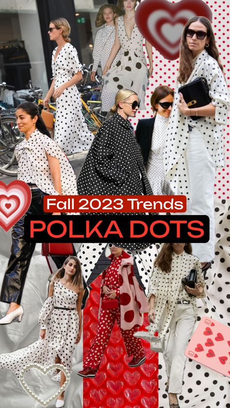 #falltrends #fashion #fashiontrends #fall #fallfashion #red #polkadots #redaesthetic #outfitinspo #trends2023 #fashioninspo #outfits #trends Red Aesthetic, Fall Trends, Autumn Fashion, Polka Dots, Fashion Inspo, Dots, Red, Outfit Inspo, Fashion Trends