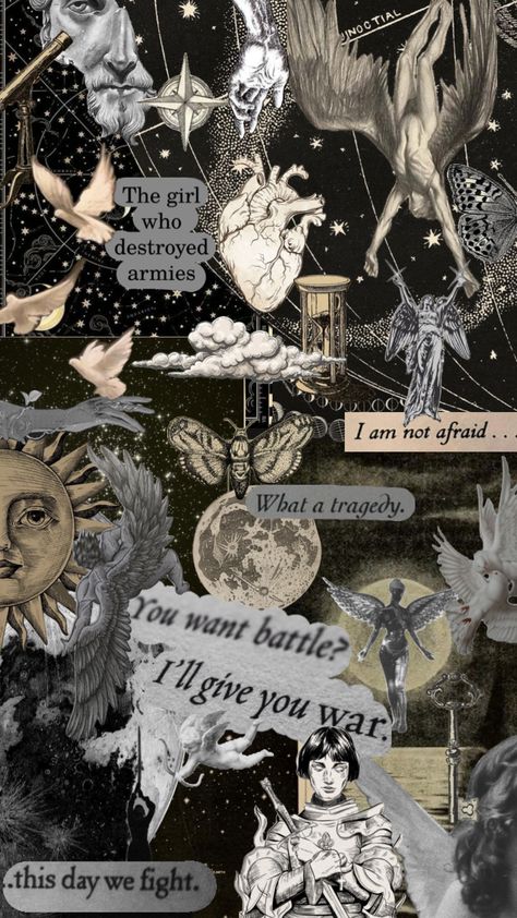 #heroine #aesthetic #grey #collages #joanofarc Collage, Grey, Instagram, Joan Of Arc Aesthetic, Aesthetic Grey, Saint Joan Of Arc, Joan Of Arc