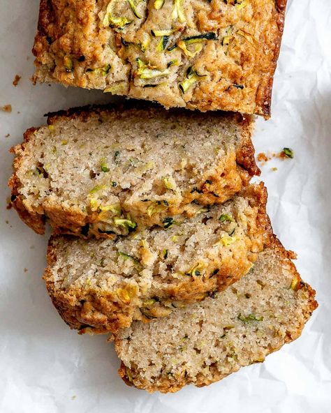 Recipes Using Duck Eggs, Dairy Free Zucchini Bread, Carrot Zucchini Bread, Vegan Zucchini Recipes, Vegan Loaf, Baked Zucchini Fritters, Moist Bread, Budget Vegan, Vegan Zucchini Bread