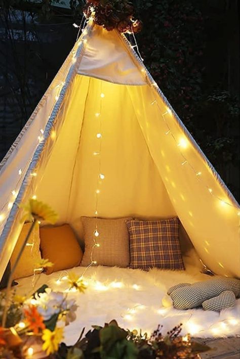 T Pee Tent, Wood Teepee, Home Balcony Ideas, Wedding Teepee, Teepee For Kids, Diy Teepee Tent, Mom Cave, Moms Cave, Princess Warrior