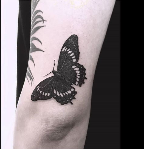 Black Out Butterfly Tattoo, Small Tattoos For Women Black, Small Cover Tattoo, Dark Butterfly Tattoo Coverup, Butterfly Tattoo Coverup, Cute Cover Up Tattoos For Women, Cover Up Tattoo Designs For Women, Black And White Butterfly Tattoo, Coverup Tattoo Designs