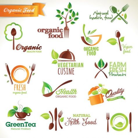 organic elements logos Organic Food Logo, Nutrition Logo, Benefits Of Organic Food, Food Logo Design, Organic Logo, Healthy Benefits, Homestead Survival, Nutrition Program, Logo Restaurant