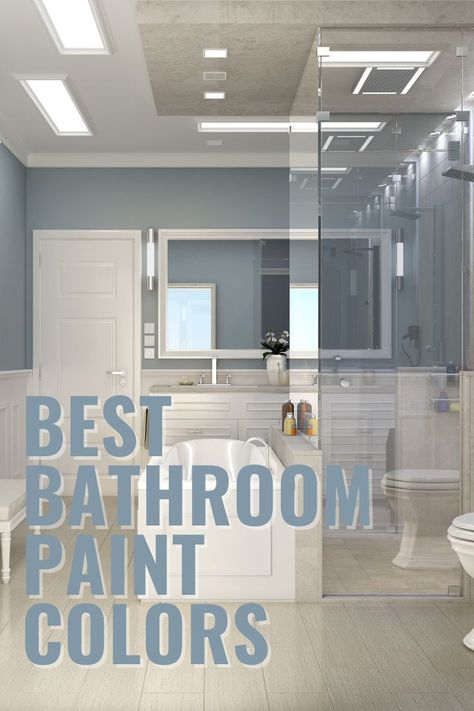 Looking for a calm and relaxed bathroom color? Look no further! Check out these warm and cool toned bathroom colors that will make your bathroom feel just like a spa! Bathroom Colors Schemes Modern, Paint Color Bathroom Ideas, Paint Colours For Small Bathroom, Bathroom Paint Ideas 2023, Light Bathroom Ideas Color Palettes, Bathroom Colour Schemes Modern, Bathroom Color Trends 2023, Bathroom Painting Ideas Colour Schemes, Good Bathroom Paint Colors