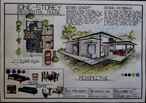 Concept Sheets Architecture Design, Drawing House Plans, Architecture Journal, House Architecture Styles, Architecture Drawing Presentation, Interior Design History, Architecture Drawing Sketchbooks, Graphic Design Tutorials Learning, Architecture Drawing Plan