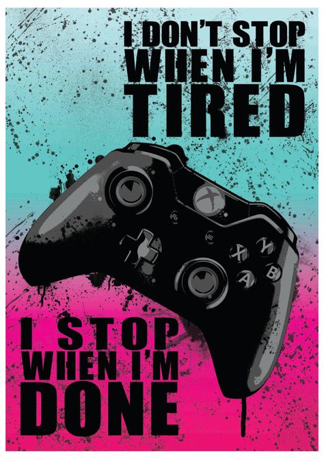 Xbox One Quote Video Game Art Poster Print by ExtremepandaDesign Video Game Quotes, Video Games Ps4, Gamer Quotes, Quote Tattoos, Xbox 1, Gaming Posters, Best Gaming Wallpapers, Game Quotes, Ps4 Games