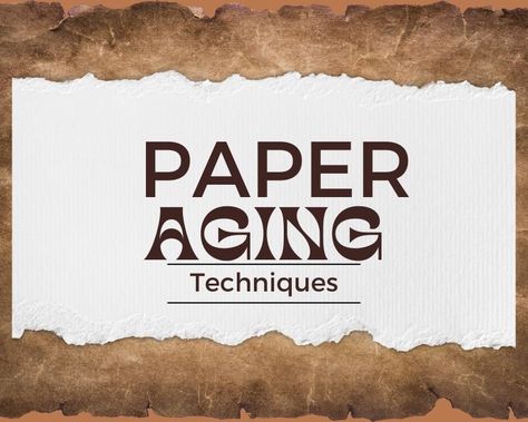 Paper Aging | How to Make Paper Look Old In this digital age, where everything seems to be moving towards virtual platforms, there is still an undeniable charm associated with the vintage aesthetic. Whether you’re an artist, a scrapbooking enthusiast, or just want to incorporate a sense of the ancient into your projects, having the […] The post Paper Aging appeared first on PaperPapers Blog. How To Age Paper Diy, Make Paper Look Old, Coffee Bath, Oven Canning, How To Age Paper, Types Of Tea, Make Paper, Antique Paper, Look Older