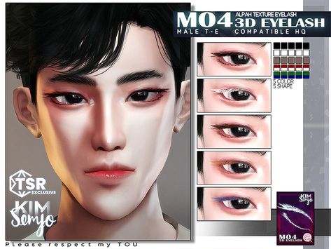 The Sims Resource - TS4 Male 3D EYELASHES_04 Male Makeup Cc Sims 4, Sims Cc Eyelashes Male, Sims 4 Male Eye Presets Maxis Match, The Sims 4 Eyelashes Cc, Ts4 Male Eyelashes, Sims 4 Cc Male Eyelashes, Sims 4 Cc Eyebrows Male, Sims 4 Male Makeup, Sims 4 Male Eyelids