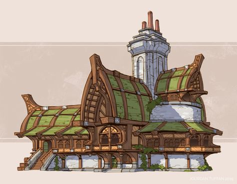 Fantasy House, Disneysea Tokyo, Minecraft Medieval, Medieval Houses, Building Concept, Medieval Style, Minecraft Architecture, Fantasy City, Building Art