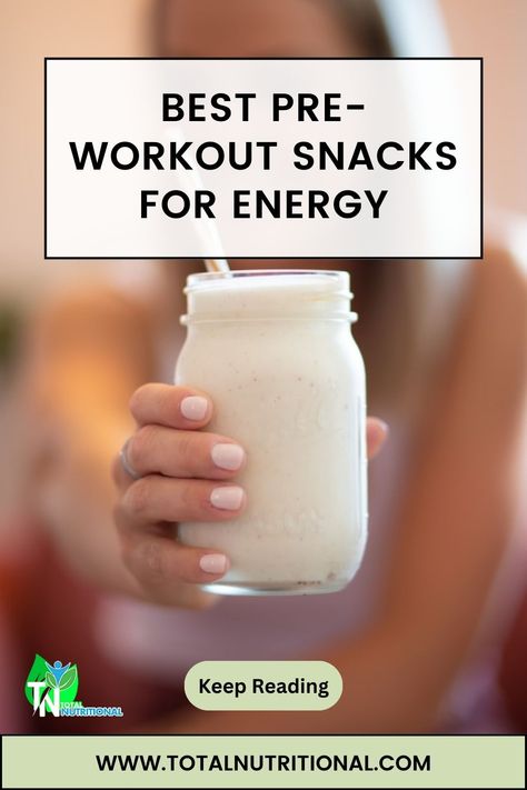 Best pre-workout snacks for energy Pre Gym Smoothie, Snacks For Energy, Gym Smoothies, Good Pre Workout Snack, Pre Workout Snack, Gym Snacks, Snacks To Eat, Preworkout Drink, The Best Snacks