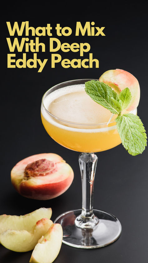 Deep Eddy Peach Deep Eddy Peach Vodka Recipes, Peach Vodka Drinks Recipes, Peach Vodka Cocktails, Peach Vodka Drinks, Peach Margarita Recipes, Vodka Mixers, Cocktail Weenies, Deep Eddy Vodka, Vodka Recipes Drinks