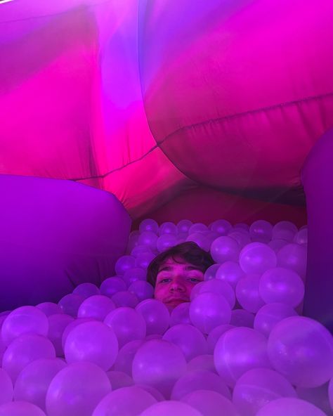 playing in a giant ball pit is at the top of my fulfillment needs btw Ball Pit, At The Top, Game Night, Glow In The Dark, The Darkest, The Top, Birthday Party, Birthday, Quick Saves