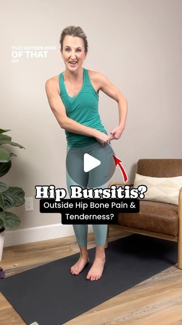 Megan Dahlman on Instagram: "💥Hip Bursitis💥 What can make it worse?   😫 Crossing your legs or being in any position where your hip bone is wider than your knee - this  can put more pressure on a cranky bursa. (This is why quite often women with wider hips and knocked knees can really develop hip bursitis.)   😫 Weak glutes. If your glutes are weak, your leg is more likely to droop inward, placing pressure on that spot. So sometimes, even women with good alignment can still get it simply because their glutes (and the rest of their core!) is weak.   Solutions?   ✅ Keep your feet/knees spread. You won’t have to do this forever, but as long as the bursa is angry, you should keep as much tension off it as possible. (Sleeping with a pillow between your knees can really help.)   ✅ Build up you Hip Bursa Exercises, Exercises For Bursitis Hip Pain, Bursitis Hip Relief, Knocked Knees, Weak Glutes, Best Exercise For Hips, Glute Strengthening, Sciatica Stretches, Bursitis Hip