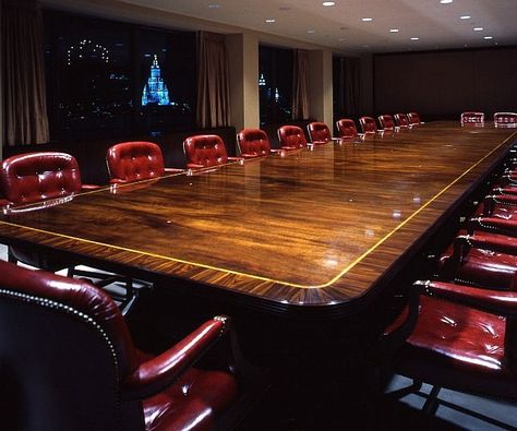 Sheraton Boardroom Table Bank Aesthetic, Commercial And Office Architecture, Office Architecture, Mahogany Table, Boardroom Table, Construction Tools, House Decorations, Commercial Office, Long Table