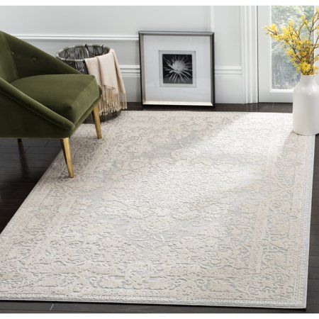 Safavieh Reflection Sophia Traditional Area Rug Or Runner Light Grey Rug, Patterned Plates, Cream Area Rug, Color Rug, Traditional Area Rug, Polyester Rugs, Home Upgrades, Laurel Foundry Modern Farmhouse, Traditional Area Rugs