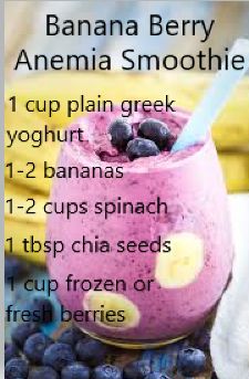 High In Iron Smoothies, Anemic Diet Recipes, High Iron Diet Plan, Smoothies For Low Iron, Smoothies High In Iron, Iron Packed Smoothie, Low Iron Smoothie Recipes, Iron Breakfast Foods, B12 Smoothie