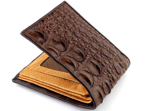 Alligator And Crocodile, Alligator Wallet, Mens Wallets, Alligator Skin, Handmade Leather Wallet, Croc Leather, Best Wallet, Luxury Wallet, Genuine Leather Wallets