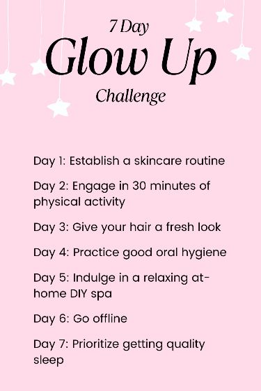 radiant and healthy-looking skin. Glowing Skin Challenge, Skin Challenge, Skincare For Glowing Skin, Crystal Clear Skin, Glow Up Challenge, Diy Spa Day, Bright Crystal, 7 Day Challenge, Natural Glowing Skin