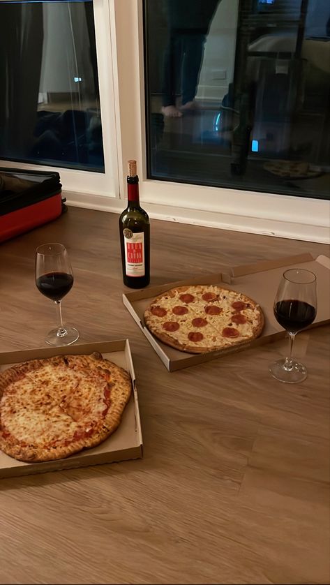 The Seven Year Slip Aesthetic, The Seven Year Slip, Ashley Poston, Truffle Fries, Sleepover Food, Wine Night, Pizza Night, Wine And Dine, Pretty Food