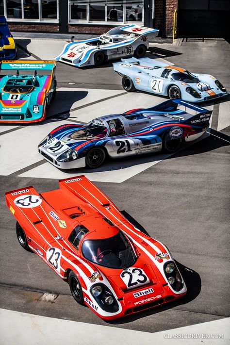 Classic Race Cars, Porsche Sports Car, Porsche Motorsport, Porsche 917, Classic Racing Cars, Vintage Porsche, Vw Porsche, Classic Sports Cars, Porsche Cars