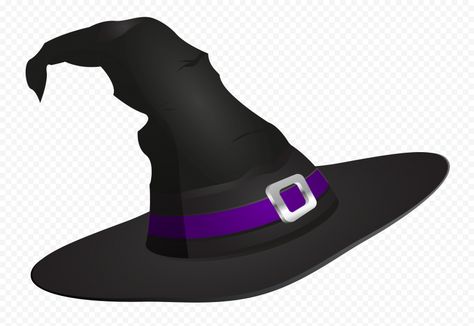 Witch Hat Cartoon, Witch Hat Illustration, Hat Illustration, Witch Png, Original Background, Cartoon Clipart, Halloween Witch Hat, Illustration Cartoon, No Background