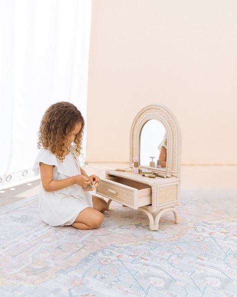 Arch Kids Floor Vanity – Project Nursery Floor Vanity, Pretend Makeup, Kids Flooring, Kids Vanity, Kids Boutique, Rattan Furniture, Gift Card Shop, Baby Gear, Pretend Play