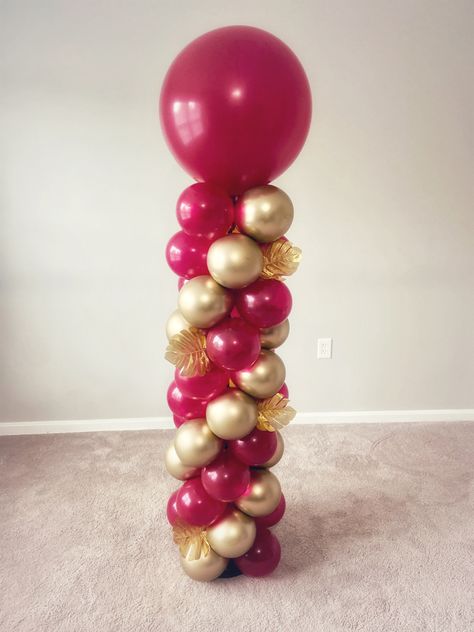 Balloon Pillars Diy Columns Party Ideas, Standing Balloons Decorations, Vertical Balloon Stand, Balloon Decorations Columns, Balloon How To Tutorials, Ballon Column Diy Without Stand, How To Do Balloon Columns, How To Do Ballons Decoration, 2 Color Balloon Column