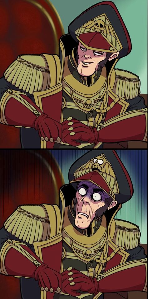 Ciaphas Cain, Warhammer Heresy, Buggy One Piece, Warhammer Marine, Warhammer 40k Memes, Astra Militarum, Warhammer 40k Art, Warhammer Art, Warhammer 40k Artwork