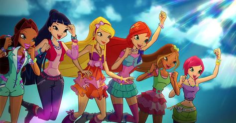 Winx Club Group, Las Winx, Les Winx, Anime Version, Story Arc, Cartoon Faces, Superhero Movies, Animation Design, Girls Show