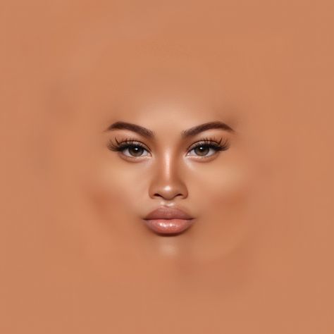 Imvu Heads, Imvu Face, Face Creator, Skin Mapping, Glamour Makeup Looks, Digital Art Supplies, Faces Female, Wwe 2k, Face Template