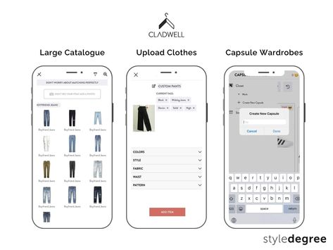 Smart Wardrobe Design, Outfit Planning App, Wardrobe App, Closet App, Smart Wardrobe, Smart Closet, Iot Projects, Outfit Planner, Organization Apps