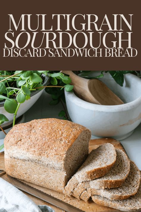 Let's take sourdough discard sandwich bread up a notch from traditional white bread to a healthy multi-grain sourdough loaf, in 3 hours. #sourdough #sourdoughdiscard #bread #homemadebread #sourdoughbread #sandwichbread Large Sourdough Bread Recipe, Multigrain Sourdough Sandwich Bread, Seeded Sourdough Bread, Sourdough Discard Sandwich Bread, Discard Sandwich Bread, Sourdough Sandwich Recipes, Sourdough Discard Bread, Grace In My Space, Sourdough Sandwich Bread