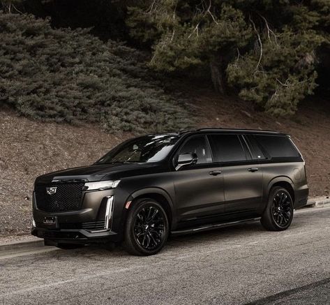 2023 Escalade Esv, Broken Vow By Sophie Lark, Black Escalade, Escalade Car, 240z Datsun, Blacked Out Cars, Sophie Lark, Mom Car, Lux Cars