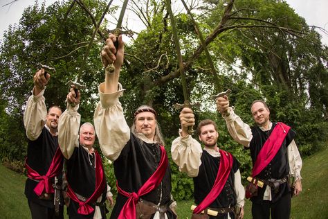 #wedding photography | groom and #groomsmen | #medieval wedding theme | @haasweddings Groom And Groomsmen, Medieval Wedding Theme, Wedding Photography Groom, Medieval Wedding, Fantasy Wedding, Wedding Bridal Party, Wedding Themes, First Look, Wedding Bridal