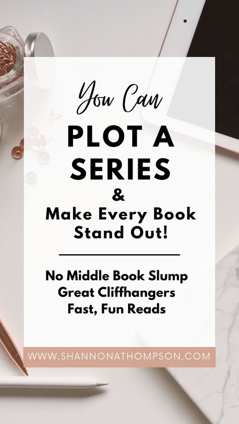 Here's a simple formula to outline an exciting series! Whether you're writing a trilogy or more books, writing a series CAN be planned, and you can make every book stand out. No middle book slump. #trilogy #series #writingtips Book Slump, Writing A Book Outline, Writing Kids Books, Novel Tips, Writing Outline, Books Writing, Writing Planning, Book Outline, Writer Tips