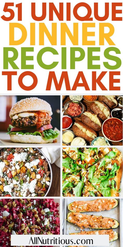 Fun Dinner Ideas, Family Fun Dinner, Something Different For Dinner, Quick And Healthy Meals, Impressive Dinner, Unique Dinner Recipes, Unique Dinner, Fancy Dinner Recipes, Dinner Entrees