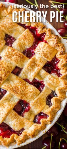 Duncan Hines Cherry Pie Recipe, Fresh Cherry Pie, Homemade Pie Recipes, Homemade Cherry Pies, Cherry Pie Recipe, Cherry Desserts, Banoffee Pie, Duncan Hines, Coconut Cream Pie