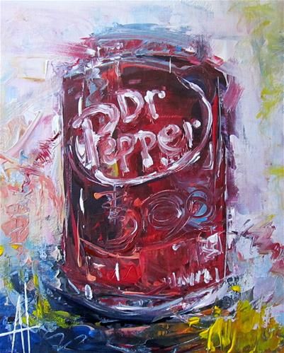 Dr Pepper Painting, Pepper Painting, Dr Pepper Soda, Loveland Colorado, Landscape Modern, Modern Impressionism, Dorm Art, Gallery Website, Impressionism Art