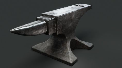 Anvil Logo, Blender Guru, Dungeon Tiles, Painting References, Anvils, Blacksmith Tools, Normal Map, Metal Shop, Mood Board Design