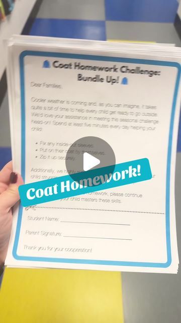 Preschool Vibes on Instagram: "Managing coats for 22 preschoolers before recess can be quite the challenge! To streamline this, I’ve created a coat homework resource for parents and also conduct a coat lesson in class. The resource helps students practice fixing inside-out sleeves, putting on their coats, and mastering the zip. This lesson not only smooths out our morning routine but also fosters independence in the little ones. Check out this helpful resource on my website, preschoolvibes.com, to see how it can transform your daily routine too!" Preschool Vibes, The Challenge, Life Skills, Non Profit, School Stuff, Morning Routine, Daily Routine, Homework, My Website