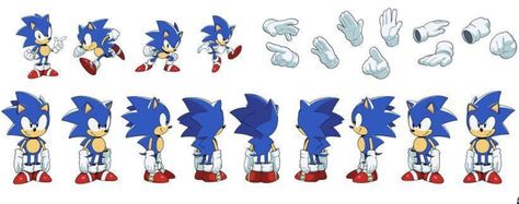 Sonic Reference Sheet, Tyson Hesse, Sonic Reference, Hedgehog Character, How To Draw Sonic, Character Turnaround, Sonic Mania, Classic Sonic, Character Model