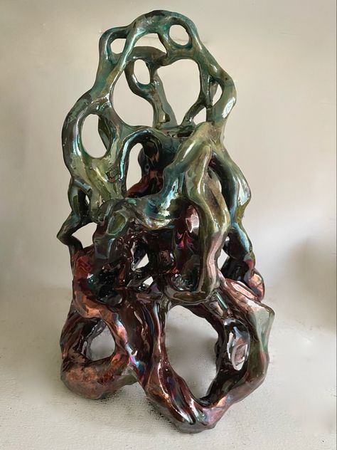 Sculpture Inspired By Nature, Ceramic Clay Sculpture, Abstract Nature Sculpture, Ceramic Nature Sculpture, Raku Ceramics Sculpture, Abstract Ceramic Art, Organic Ceramic Sculpture, Biomorphic Sculpture, Contemporary Ceramic Sculpture