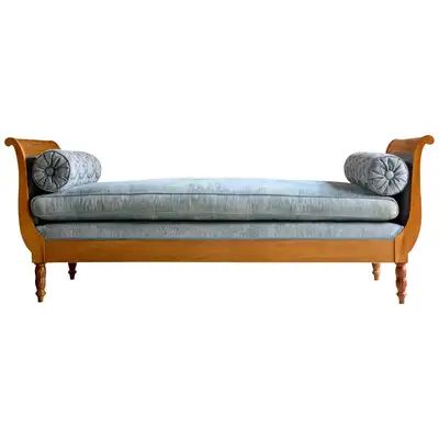 Antique and Vintage Daybeds - 1,041 For Sale at 1stdibs - Page 6 Antique Daybed, Style Daybed, Black Metal Bed Frame, Biedermeier Furniture, Black Metal Bed, Rattan Daybed, Daybed Design, Modern Daybed, Bed Early